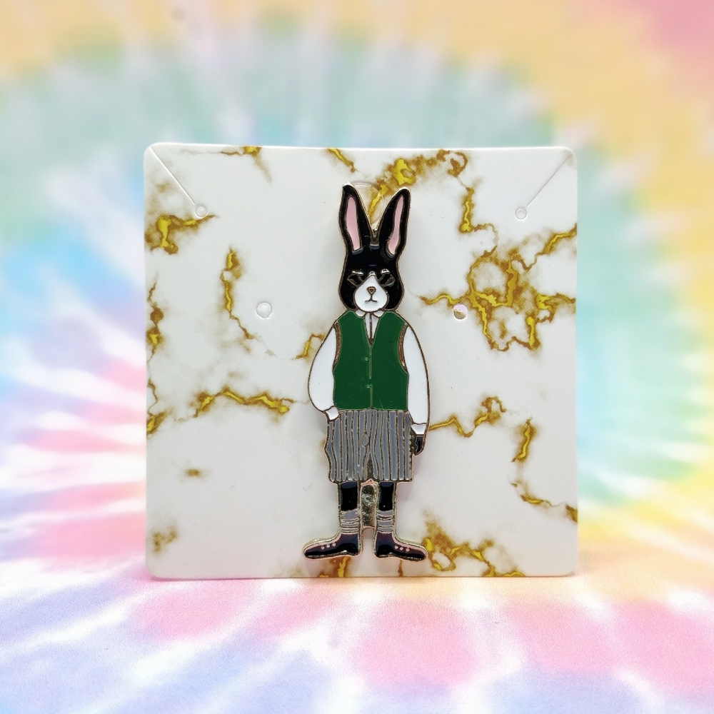 Rabbit Enamel Pin NWT Easter Badge